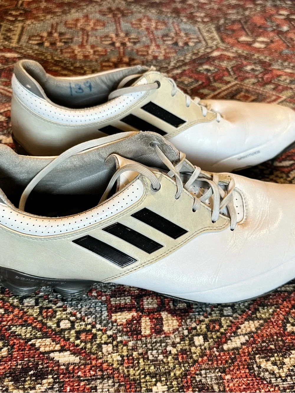 Adidas Adizero Sprintweb Men's Golf Shoes White Black Size 11